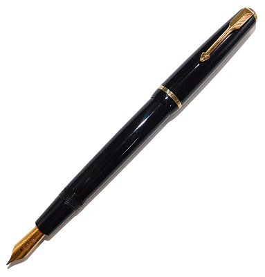 Caneta Tinteiro Parker Duofold Aerometric Senior Inglesa 14k - New Old Stock
