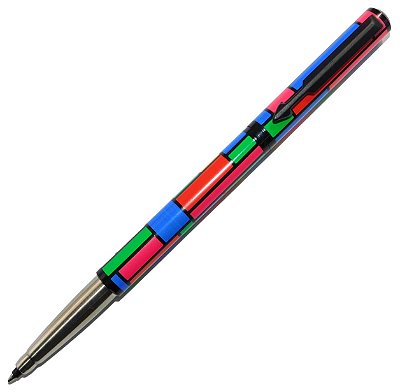 Caneta Rollerball Parker Vector USA Geometric - New Old Stock