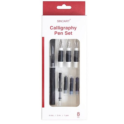 Kit de Caligrafia Sinoart Pen Set c/4 Penas