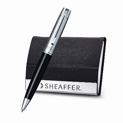 Conjunto Sheaffer (Esferográfica + Porta Cartão) Gift 300