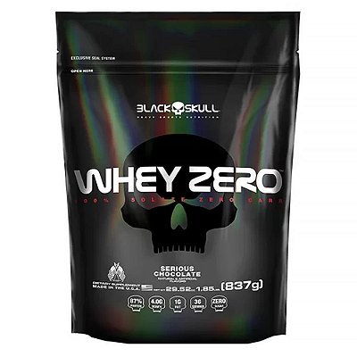 Refil Whey Zero 837g - Black Skull