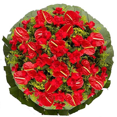Coroa de Flores para Velório - Amor Eterno
