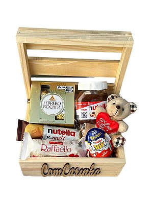 Cesta de Chocolate Caixinha Magnífica