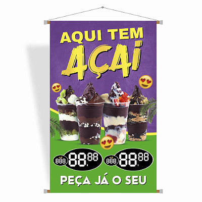 Banner Modelo Açaí