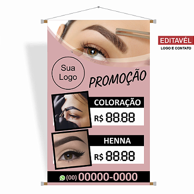 Banner Estética e Beleza - Editável