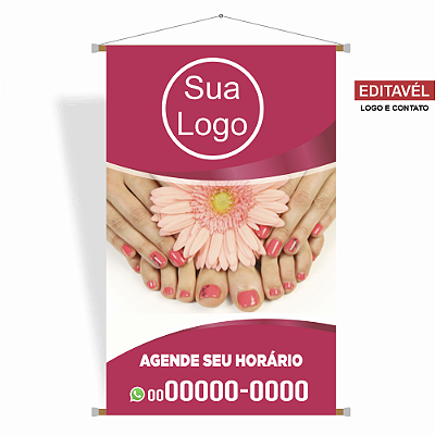 Banner Manicure - Editável