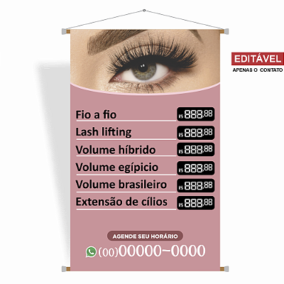 Banner para Extensão de Cílios