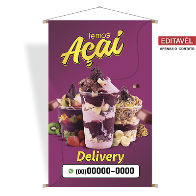 Banner Modelo Açaí