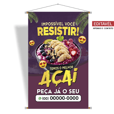 Banner Modelo Açaí