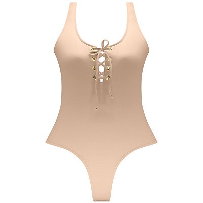 FLAN DE GOIABA - MAIÔ CAMISETA DECOTE ILHÓS