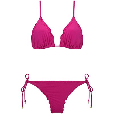 PINKY - TOP CORTININHA FRU FRU | BOTTOM LACINHO FRU FRU
