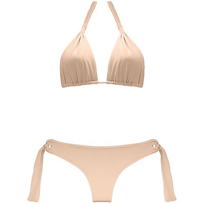 FLAN DE GOIABA - TOP FRENTE UNICA REGULADOR | BOTTOM LAÇO ILHOS BUMBUM FRANZIDO