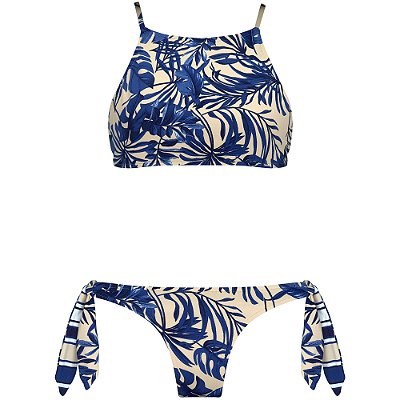 BRISA NUDE - TOP CROPPED COSTAS STRAP | BOTTOM LAÇO GROSSO DUPLA FACE