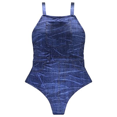 JEANS - MAIÔ RECORTE JEANS