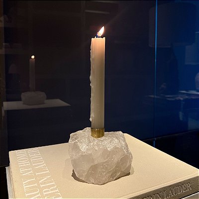 Candelabro Cristal Bruto