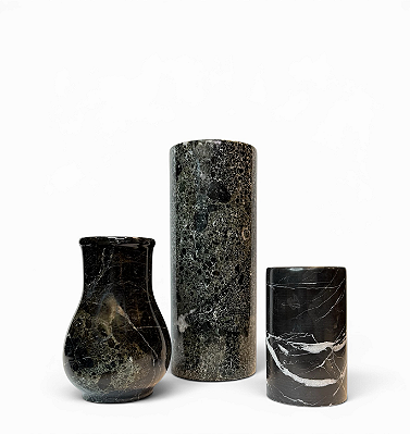 Vaso Copo em Ônix Preto