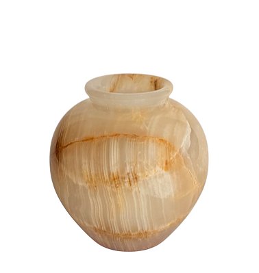 Vaso Bola em Ônix Natural
