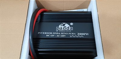 Inversor 2000 watts Onda senoidal pura 12Vdc saída 220 Vac PANDA
