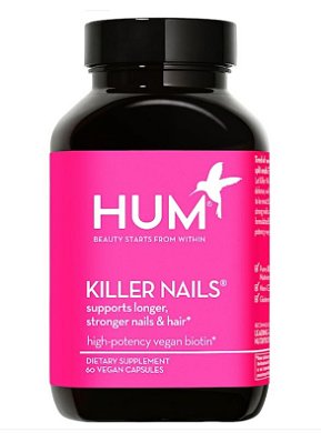 HUM Nutrition Killer Nails® Hair & Nail Strength Supplement with Biotin