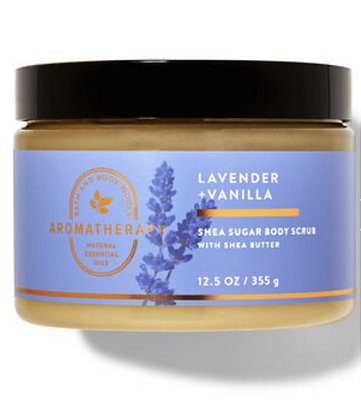 Aromatherapy Lavender Vanilla Shea Sugar Body Scrub