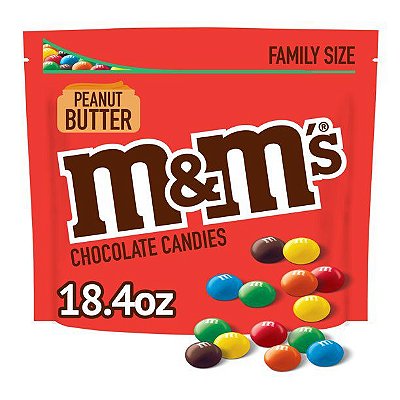 M&M's Peanut Butter Milk Chocolate Candy Family Size