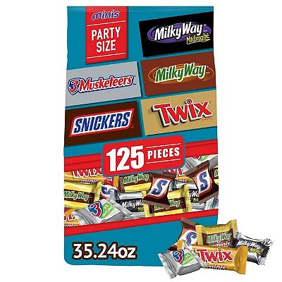 Snickers, Twix, Milky Way & More Variety Chocolate Candy Bar