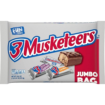 3 Musketeers Fun Size Chocolate Candy Bars