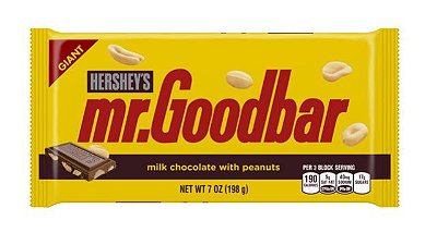 Hershey's, Mr. Goodbar Milk Chocolate with Peanuts Giant Candy Bar