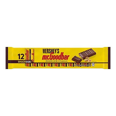 Hershey's Mr. Goodbar Chocolate with Peanuts Candy Individually Wrapped