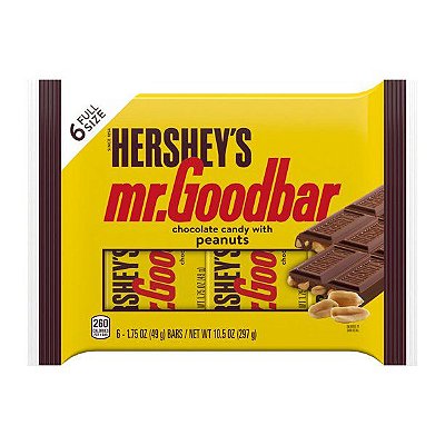 Hershey's, Mr. Goodbar Chocolate & Peanuts Candy  Bars