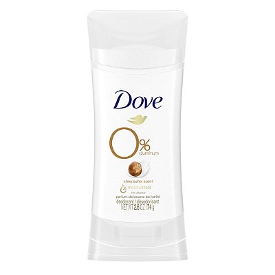 Dove 0% Aluminum Deodorant Stick Shea Butter