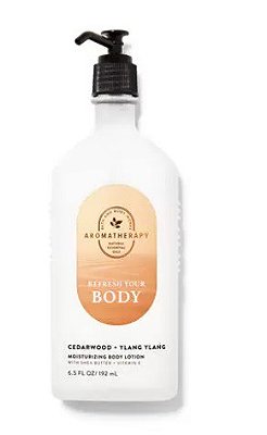 Aromatherapy Cedarwood Ylang Ylang Moisturizing Body Lotion