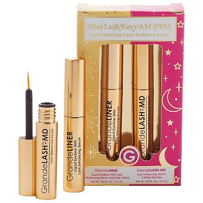 Grande Cosmetics Mini Lash Envy Lash Enhancing Serum and Liquid Eyeliner Set - Edição limitada