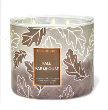 Fall Farmhouse 3-Wick Candle