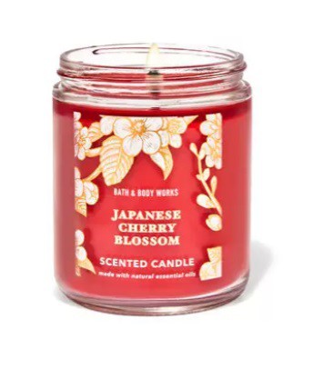 Japanese Cherry Blossom Single Wick Candle