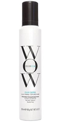 Color Wow Color Control Blue Toning + Styling Foam for Dark Hair
