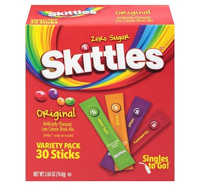 Skittles Variety Pack Sugar Free Drink Mix
