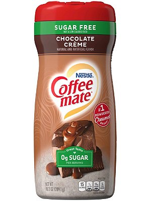 Nestle Coffee Mate Chocolate Creme Sugar Free Powder Coffee Creamer