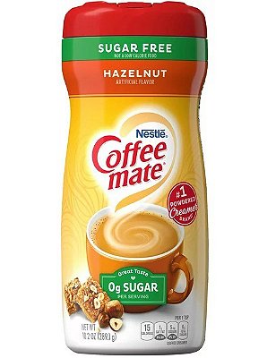 Nestle Coffee Mate Sugar Free Hazelnut Powder Coffee Creamer