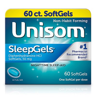 Unisom SleepGels Sleep-Aid Diphenhydramine HCI
