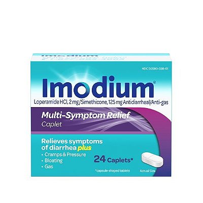 Imodium Multi-Symptom Relief Anti-Diarrheal Medicine Caplets