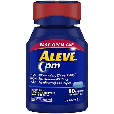 Aleve PM Easy Open Cap Caplets Pain Reliever