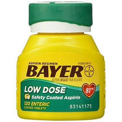Bayer Aspirin Regimen Low Dose Enteric Coated Tablets