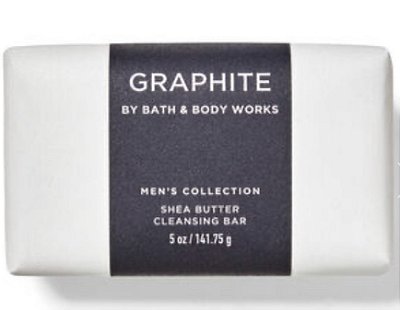Mens Graphite Shea Butter Cleansing Bar