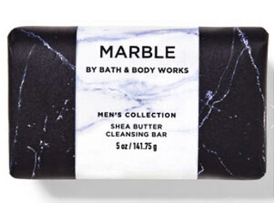 Mens Marble Shea Butter Cleansing Bar