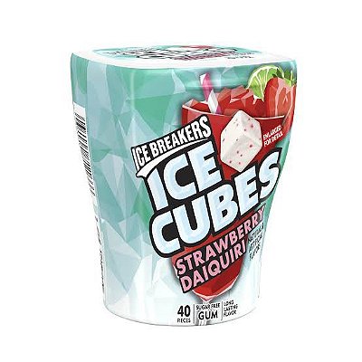 Ice Breakers Ice Cubes Sugar Free Strawberry Daiquiri Gum