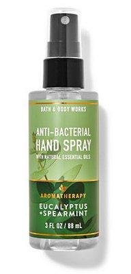 Aromatherapy Eucalyptus Spearmint Hand Sanitizer Spray