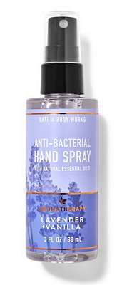 Aromatherapy Lavender Vanilla Hand Sanitizer Spray