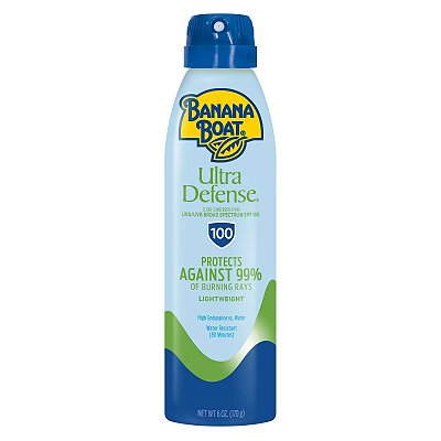 Banana Boat Ultra Defense Clear Sunscreen Spray SPF 100