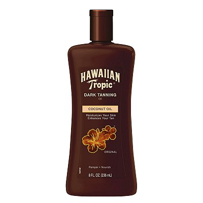 Hawaiian Tropic Dark Tanning Oil Made With Coconut